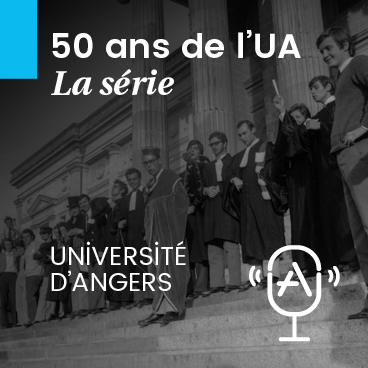 Visuel de la série de podcasts "50 ans de l'UA"